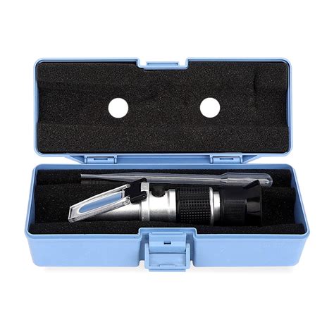 hand held refractometer for antifreeze and battery fluid|car antifreeze refractometer.